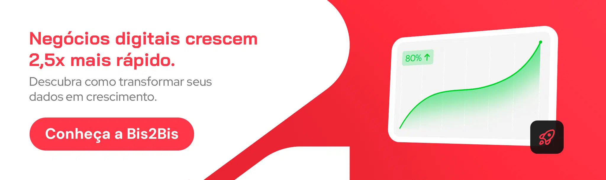 Negócios digitais crescem 2,5x mais rápido.