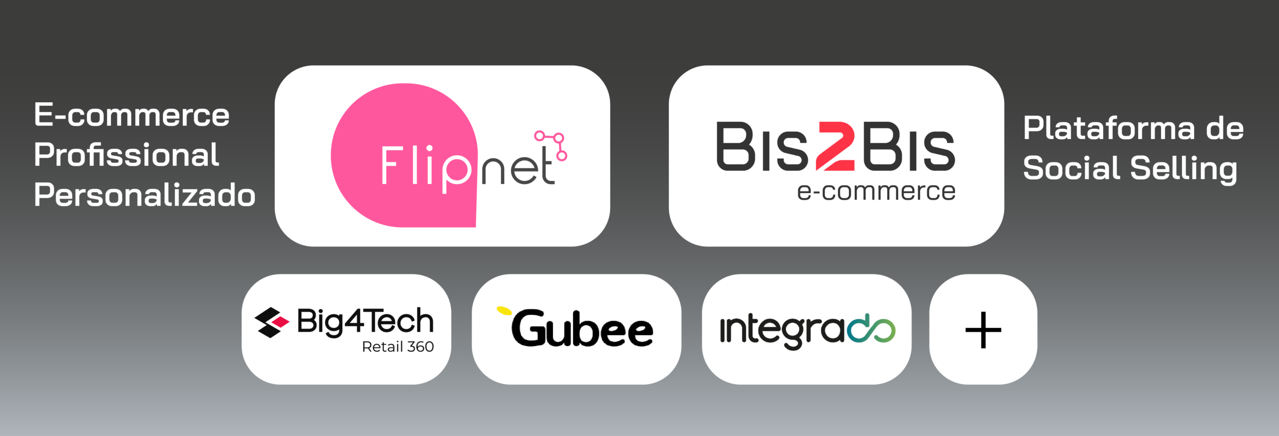 A Big4Tech é um Ecossistema completo para o Varejo nacional, com soluções de E-commerce, Social Selling, Integrações de sistemas, Marketplaces e mais